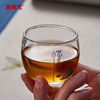 美斯尼玻璃品杯家用功夫茶具小茶杯耐热透明水杯品茗杯单杯主人杯