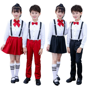 儿童演出服中小学生大合唱团，服装主持人礼服，男女童幼儿园校服
