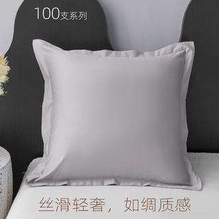 沙发凉感抱枕套天丝100%莱赛尔纤维客厅大靠枕，靠背垫套不含芯夏天