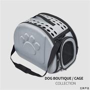 宠物用品时尚斜跨透气猫包狗包可折叠外出便携包手提式宠物车载包