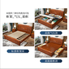 实木床双人床1.8米婚床中式1.5米主卧储物床明清雕花仿古橡木大床