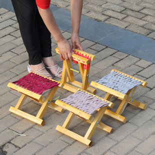 折叠马扎实木折叠凳小马扎凳便携成人板凳槐木马扎子家用马扎凳子