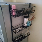冰箱挂架侧壁挂架收纳架调味厨房置物架侧边多层架挂钩挂件多功能