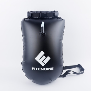 游泳浮漂防水袋可储物单气囊跟屁球加厚大容量户外游泳包漂流袋