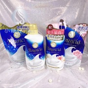 日本cow牛乳沐浴露石碱bouncia牛奶，玫瑰香浓密泡沫，保湿滋润持久香