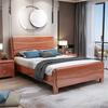 实木床1.2米1.35米童床单人床，1米小户型现代1.5米双人床储物