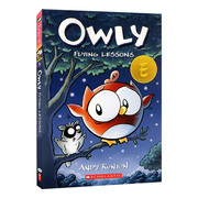 英文原版 Owly #3 Flying Lessons 大眼猫头鹰奥莉3 飞行课 儿童友谊全彩漫画章节书 英文版 进口英语原版书籍