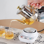 高硼硅玻璃养生花茶壶智能电，热电陶炉煮茶神器耐热家用全自动茶具