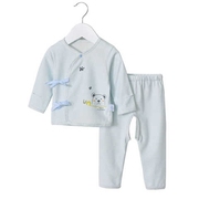 新生儿衣服初生0-3月纯棉婴儿和尚内衣套装宝宝春秋季冬两件套6
