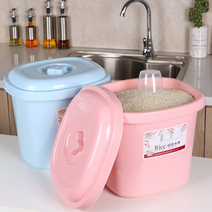 装米桶家用20斤米箱储米罐面粉，桶米面收纳箱，密封防虫防潮米盒子10