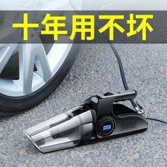 车载充气吸尘泵加器一体机无线电动便携式轮胎汽车用两用车胎打气