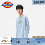 Dickies 春夏 圆领毛圈布慵懒风美式卫衣 男女情侣上衣宽松