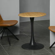 北欧圆桌创意个性小户型家用吃饭桌铁艺圆桌咖啡厅休闲餐桌椅组合