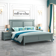 美式轻奢全实木卧室家具主卧次卧大床 1.5 1.8米简约欧式双人床