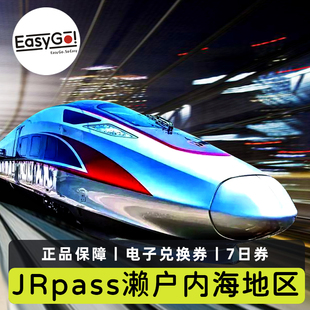 JR PASS日本关西濑户内海地区7日周游券山阳新干线火车通票jrpass