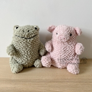 2022英国jellycat弗拉派绿色青蛙粉色，小猪创意玩偶毛绒玩具