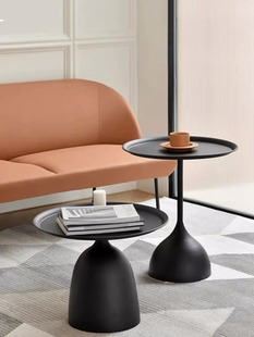 轻奢客厅沙发边几现代简约铁艺创意角几北欧床头边柜小桌子小茶几