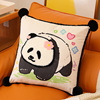 可爱熊猫玩偶抱枕毛绒玩具大号，沙发靠垫靠枕，床头护腰枕头可拆洗