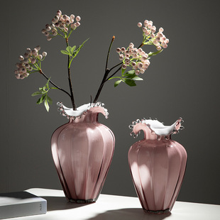 现代中式创意艺术花瓶摆件家居客厅电视柜仿真花假花套装软装饰品