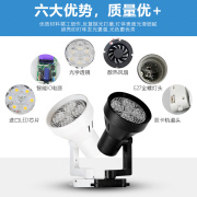 led轨道灯服装店，射灯par30展厅cob聚光灯40w45w35w超亮导轨射灯