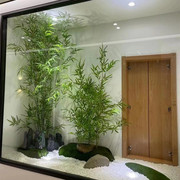 仿真竹子隔断屏风假竹子植物造景盆景细水毛竹绿植客厅酒店装饰