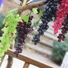 千惠美仿真葡萄串，仿真水果塑料，提子绿色植物室内装饰挂件水果模型