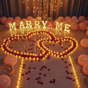 浪漫告白求婚生日网红电子蜡烛灯拍照道具
