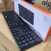 爱国者w923有线键盘usb，超薄巧克力键盘台式机，笔记本家用办公通用