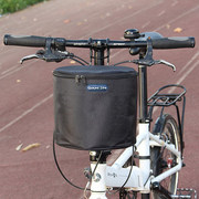 小布折叠车车筐加厚帆布儿童车滑板电动车篓山地自行车篮子前车筐