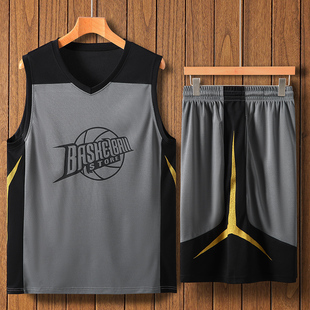 350斤加肥加大背心男篮球服运动大码无袖t恤凉爽速干健身跑步套装