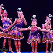 第十届小荷风采踩彩舞蹈，演出服儿童苗族侗族，少数民族舞蹈演出服装