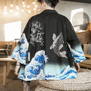中式唐装汉服男羽织中国风道袍古风仙气和服开衫日式和风外套披风