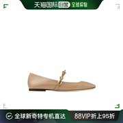 香港直邮Jimmy Choo 方头平底鞋 DIAMONDTILDANAP