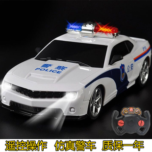 大号儿童遥控汽车充电动警车玩具，高速漂移遥控车男孩赛车男孩玩具