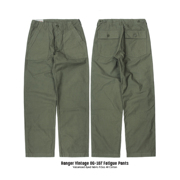 rangervintage美式复古og107越战直筒军裤纯棉，橄榄绿休闲工装裤