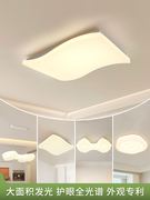 客厅灯现代简约全光谱护眼主灯2023年吸顶灯创意个性波浪灯具