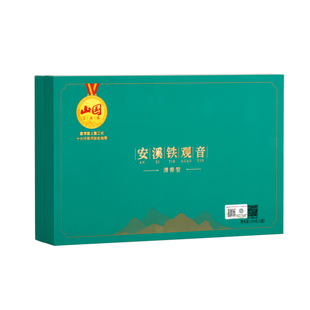 山国工夫茶饮艺秋茶，铁观音茶叶清香型安溪绿乌龙茶礼盒装250g