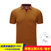 夏装男女情侣款短袖翻领T恤绣花印制汗衫纯色光板班服文化服polo