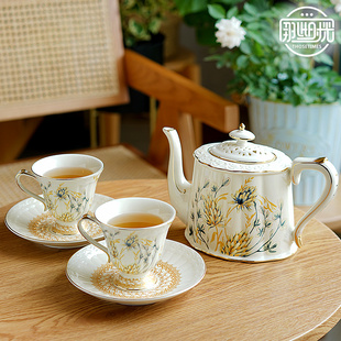 那些时光 英式茶壶欧式咖啡杯轻奢陶瓷法式下午茶具 花茶杯子套装