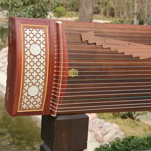 敦煌牌古筝d694kk蕉窗夜语，初学考级演奏红木，上海民族乐器一厂