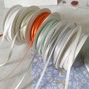 3mm亮丝细丝带双面缎带，0.3彩织带花束，蝴蝶结diy手工烘焙包装
