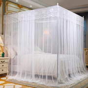 三开门宫廷落地家用蚊帐支架，套装1.5米1.8m双人床大2米公主风帐纱