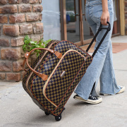 拉杆包旅游男女手提旅行袋带轮子行李包登机箱可折叠短途旅行包