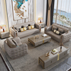 港式轻奢真皮阿玛尼沙发组合客厅后现代别墅意式极简高端奢华家具