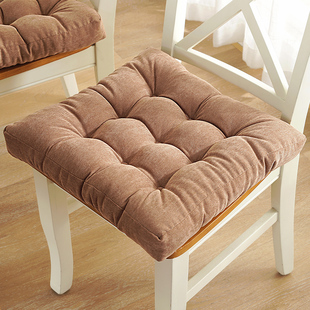 毛绒坐垫椅子垫冬季家用红木餐桌椅子坐垫可拆洗餐椅垫加厚凳子垫