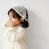 韩系复古公主风蕾丝发带儿童花童装饰头饰女宝宝松紧头带发饰