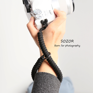 相机带手腕带适用于佳能单反，200d80d5d挂绳富士xt4微单松下gx85
