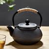 日式铸铁壶烧水泡茶壶，套装电陶炉专用煮茶器，炭火壶围炉明火茶炉壶