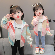 童装女宝宝春秋款，外套2024韩版女童上衣，夹克洋气儿童春装薄款