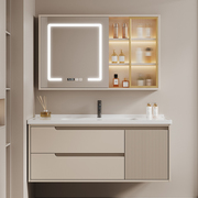 浴室柜组合现代简约卫生间轻奢智能，一体盆洗手脸盆，柜洗漱台定制